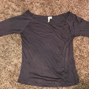 Nordstrom BP “Frenchi” Medium Crop top in gray